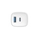 Зарядний пристрій HAVIT UC30 PRO GaN 30W USB-A+USB-C White