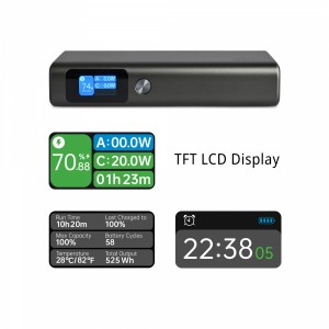 Повербанк 20000mAh VIDEX VPB-323 130W PD100W +Display