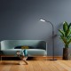 LED торшер чорний VIDEX TF07B 14W 3000-5500K