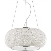 Кришталева люстра Ideal lux Pasha SP6 Cromo (82158)