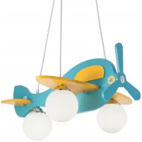 Дитяча люстра Ideal lux Avion-1 SP3 (Blu/Giallo) (136325)