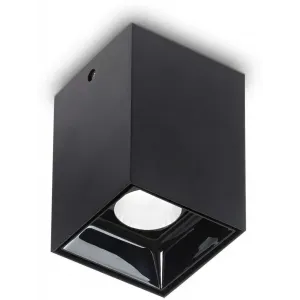 Точковий накладний світильник Ideal lux 206042 Nitro 10W Square Nero