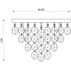 Люстра сучасна стельова Zuma Line Pardo Ceiling 18365L