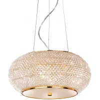 Кришталева люстра Ideal lux Pasha SP6 Oro (82172)