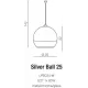 Люстра-підвіс Azzardo Silver Ball 25 (AZ0733)