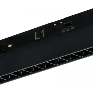 Світильник для магнітної системи AZZARDO AZ6240 ALFA KIRA TRACK MAGNETIC 2LINE 12W CCT SWITCH BK