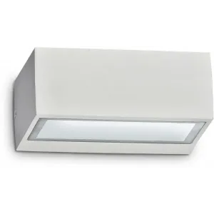 Вулична підсвітка фасаду Ideal lux Twin AP1 Bianco (115351)