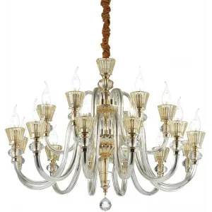 Кришталева люстра Ideal lux Strauss SP18 (140629)