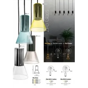 Абажур Azzardo AZ3416 Ziko GU10 glass (clear)