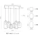 Люстра-підвіс TK LIGHTING 1027