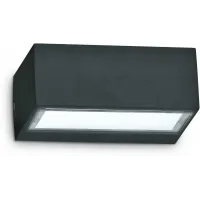 Вулична підсвітка фасаду Ideal lux Twin AP1 Nero (115375)