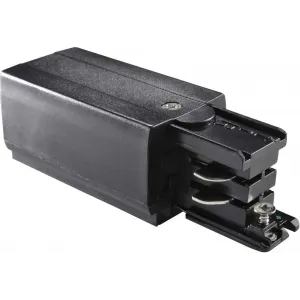 Елемент трекової системи Ideal lux Link Trimless Mains Connector Left Black (169576)