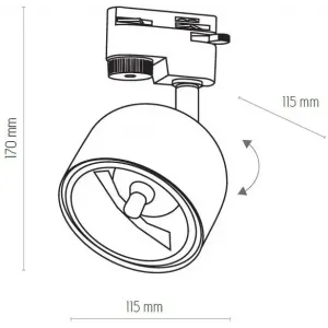Трековий світильник TK LIGHTING 4493