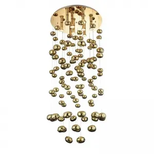 Люстра сучасна стельова Azzardo AZ3073 Luvia XL (gold)