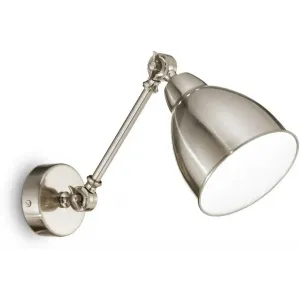 Бра спрямованого світла Ideal lux NEWTON AP1 NICKEL (16399)