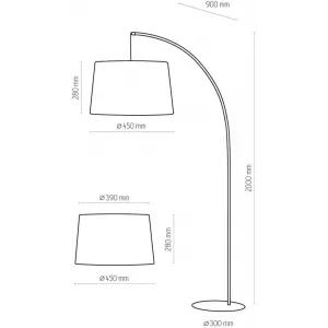 Торшер декоративний TK LIGHTING 5077