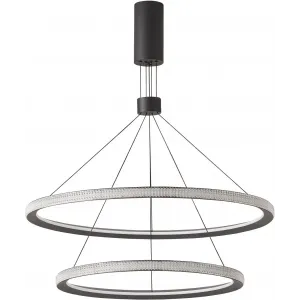 Люстра Azzardo DIEGO 60+40 3000K DIMM BK AZ5111