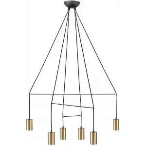 Люстра-підвіс Nowodvorski 7956 IMBRIA SOLID BRASS VI PL