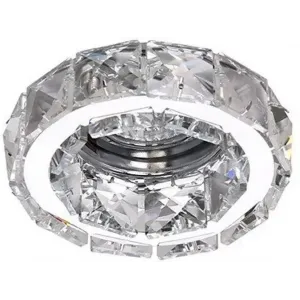 Кришталевий точковий світильник Azzardo Ester 1 DM1000-1-CH (AZ1449)