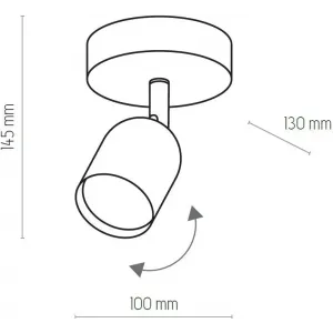 Бра спрямованого світла TK LIGHTING 3301