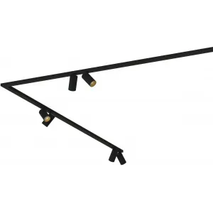 Спот-система Nowodvorski 7702 MONO CORNER VIII 2X200 BLACK/GOLD PL