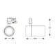 Трековий світильник Ideal lux 222639 Quick 28W CRI80 30° 4000K White