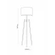Торшер зі столиком TK Lighting PEREZ LINEN 5423