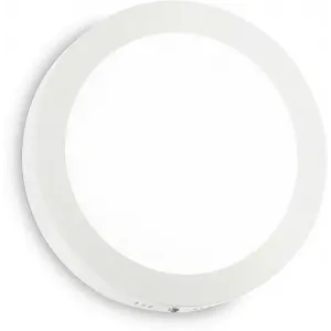 Настінний світильник Ideal lux Universal AP1 12W Round Bianco (138596)