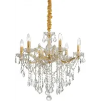 Кришталева люстра Ideal lux Florian SP6 (35635) Кришталева люстра Ideal lux Florian SP6 (35635)