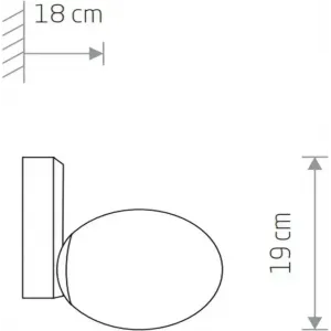 Світильник для ванної Nowodvorski 8132 ICE EGG C CN