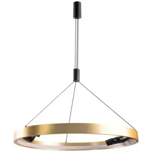 Люстра AZZARDO AZ5835 SERAFINO PENDANT 80 3-STEP DIMM GO/BK