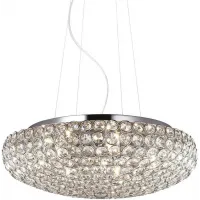 Кришталева люстра Ideal lux King SP7 Cromo (87979)