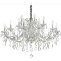 Кришталева люстра Ideal lux Napoleon SP18 Cromo (167268) Кришталева люстра Ideal lux Napoleon SP18 Cromo (167268)