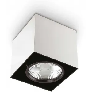 Точковий накладний світильник Ideal lux Mood PL1 Big Square Bianco (140933)