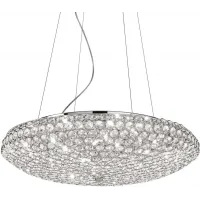 Кришталева люстра Ideal lux King SP12 Cromo (88013)