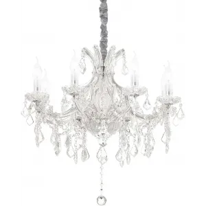 Кришталева люстра Ideal lux Napoleon SP8 Cromo (167244)