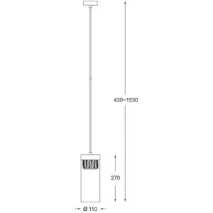 Люстра-підвіс Zuma Line Gem Pendant P0389-01D-0FD2