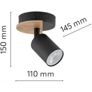 Бра спрямованого світла TK Lighting COVER WOOD 4673