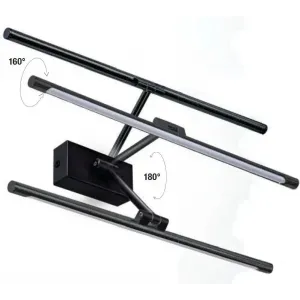 Підсвітка для картин та дзеркал Azzardo AZ4264 DAVINCI 90 MATT BLACK