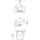 Бра декоративне Zuma Line Rock Wall W0488-01A-U8AC