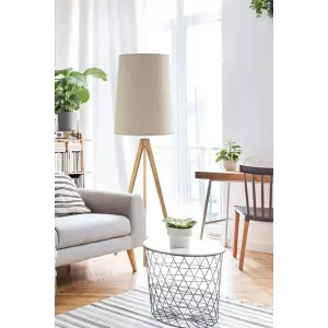 Торшер зі столиком TK Lighting WALZ NATURE 5598