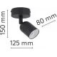 Бра спрямованого світла TK Lighting TOP BLACK 4781