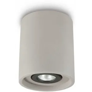 Точковий накладний світильник Ideal lux Oak PL1 Round Cemento (150437)