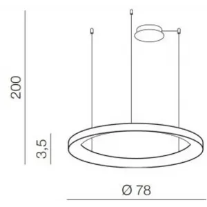 Люстра Azzardo AGNES PENDANT 78 DIMM CCT SWITCH BK AZ5022