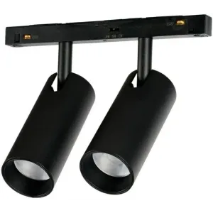 Світильник для магнітної системи AZZARDO AZ6253 ALFA NIKO 2 TRACK MAGNETIC 2LINE 2X12W CCT SWITCH DIMM BK