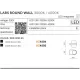 Вуличне підсвічування фасаду Azzardo AZ4505 LARS ROUND WALL 4000K DGR