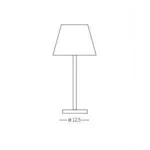 Декоративна настільна лампа Ideal lux 250274 Lolita TL Nero