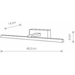 Підсвітка для картин і дзеркал Nowodvorski 9346 Van Gogh Led
