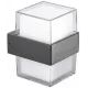Вуличне підсвічування фасаду Azzardo AZ4507 LARS SQUARE WALL 4000K DGR