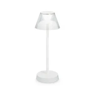 Декоративна настільна лампа Ideal lux 250281 Lolita TL Bianco